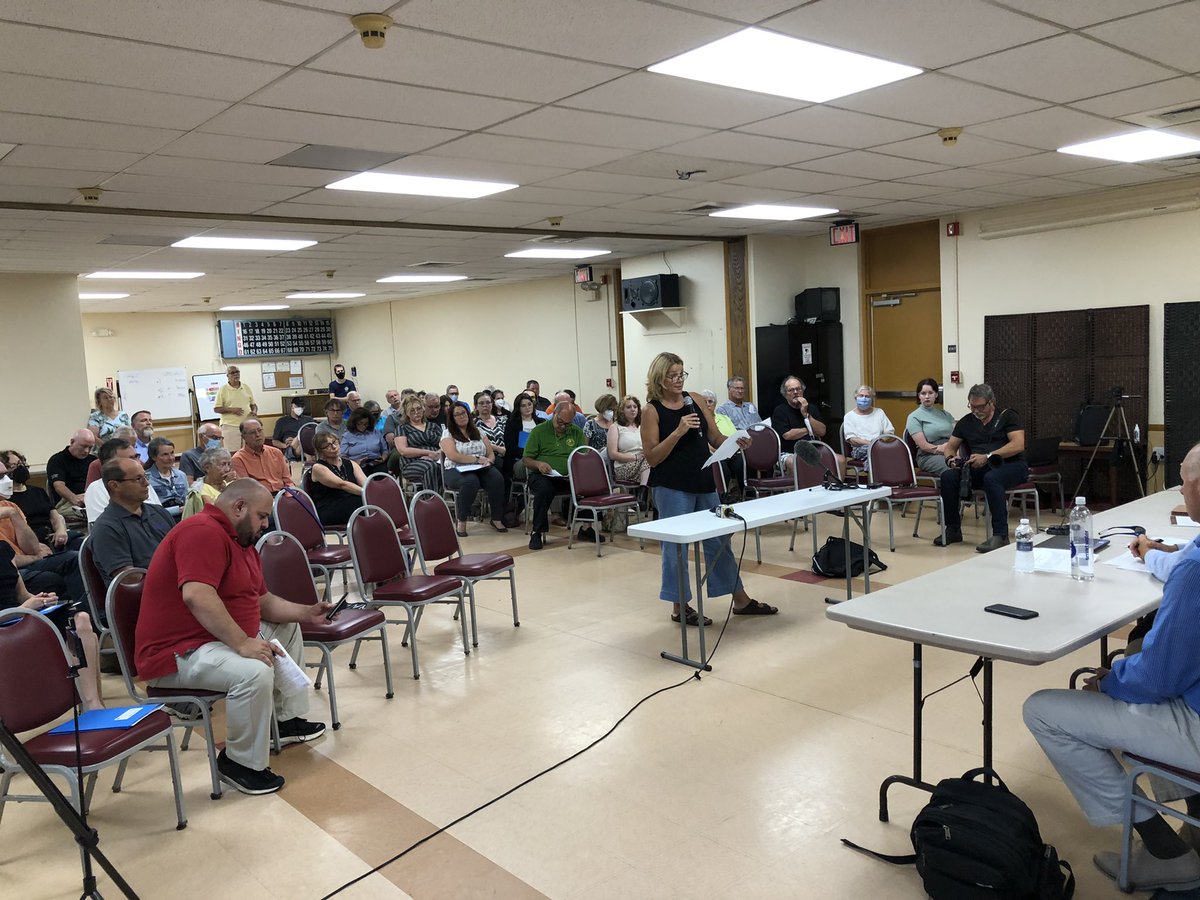 Community meeting in Plum, outside Pittsburgh, over a proposed frack waste injection well