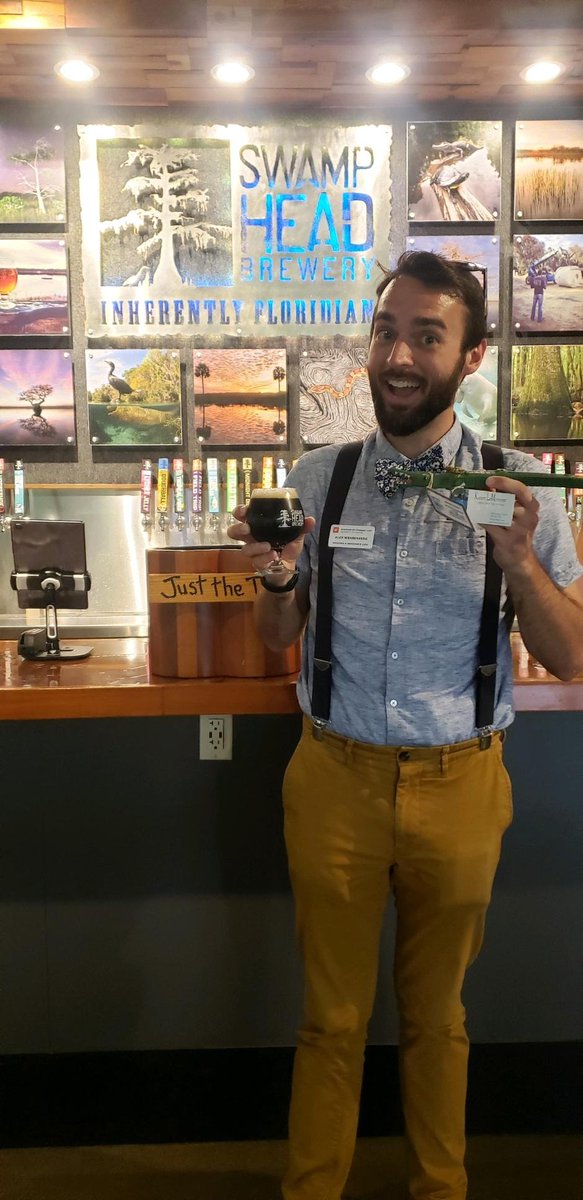 GNVChamber's tweet photo. Gator found! Alex Wehrenberg found a gator, painted by artist Karen LeMonnier, in a swamp! @SwampHeadBrewery, that is! Congrats!
#gnv #gnvlovesgators #dukeenergy #gainesvillesportscommission #artisansguildgallery https://t.co/okeTG4NdPa