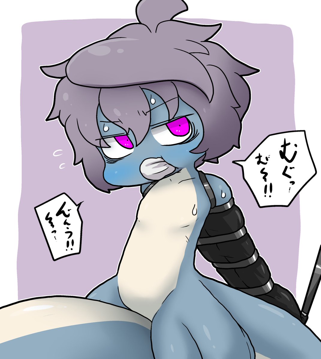 しっぽくん捕まえた 