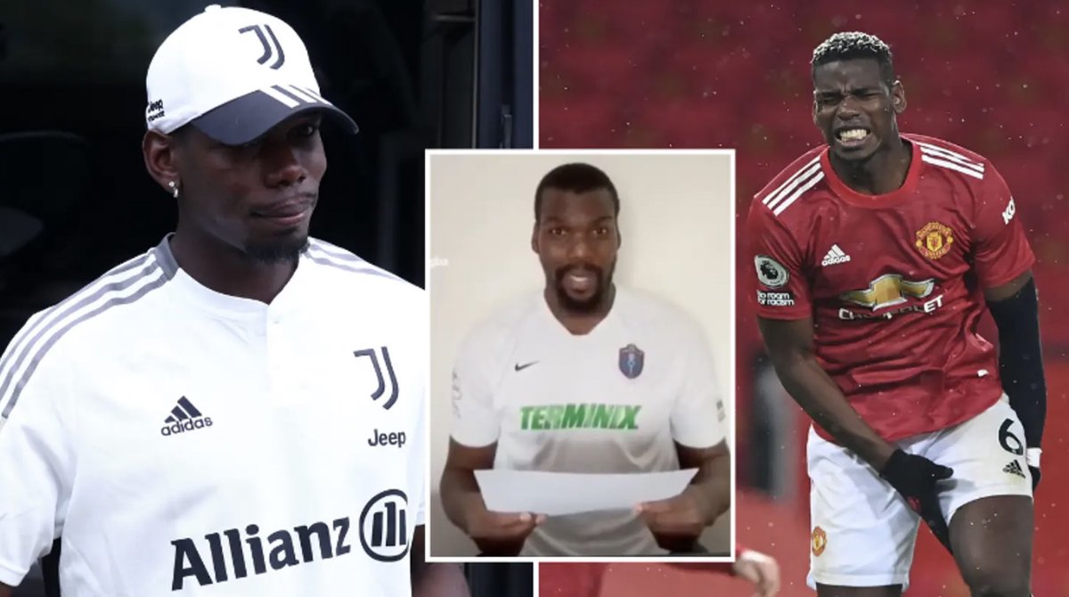 sportbible's tweet photo. Paul Pogba's brother Mathias has just published another video, this time accusing the Juventus star of spending millions on witchcraft to protect him from getting injured.

He has also claimed that his brother Paul is endangering his and his family's lives. https://t.co/tIl07eFcWd