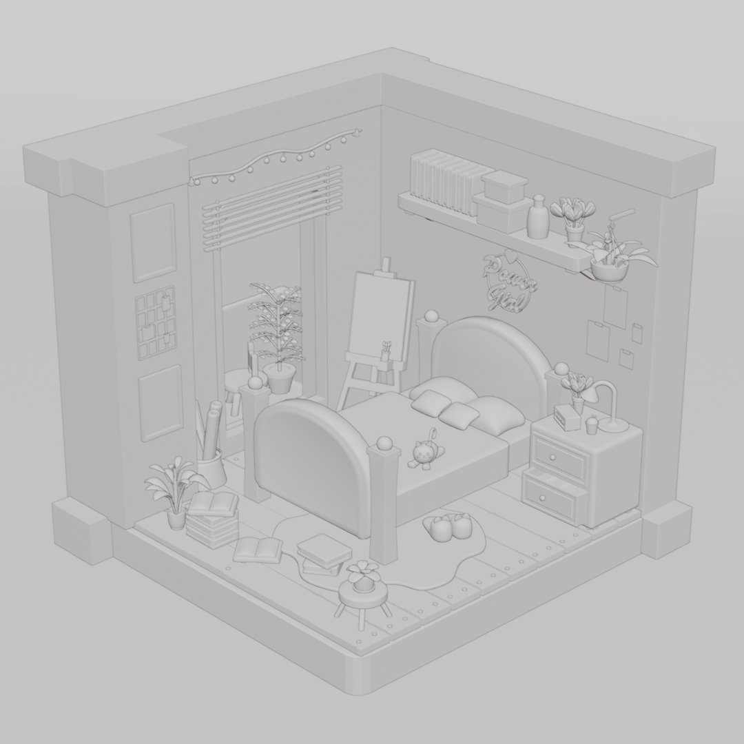 Grase2211's tweet photo. Happy Tuesday
today a nice room ☀️
I hope you like it 🧡💛🧡
#b3d # blender3d #modelado3d https://t.co/8MBz1iOEYo