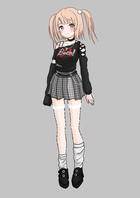 定期開催助かる。パンク系…?な感じです#しぐれういサマー 