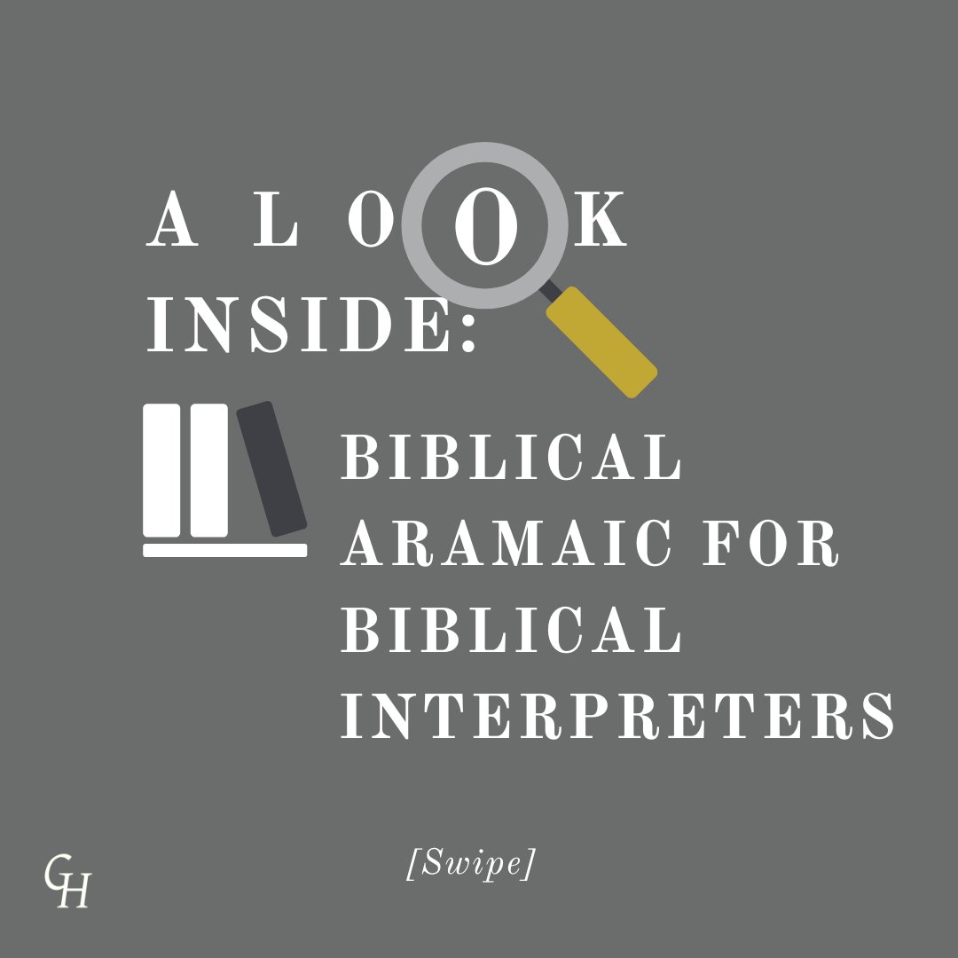 GlossaHouse's tweet photo. Biblical Aramaic for Biblical Interpreters: A Parallel Hebrew-Aramaic Handbook by Scott N. Callaham
Grab a copy at https://t.co/BRWkkPpvU6!
#glossahouse #aramaic #biblicallanguages #hebrew #biblicalhebrew #ancienthebrew #learnaramaic #learnhebrew #studyhebrew #studyaramaic https://t.co/iUVMNAt8i8