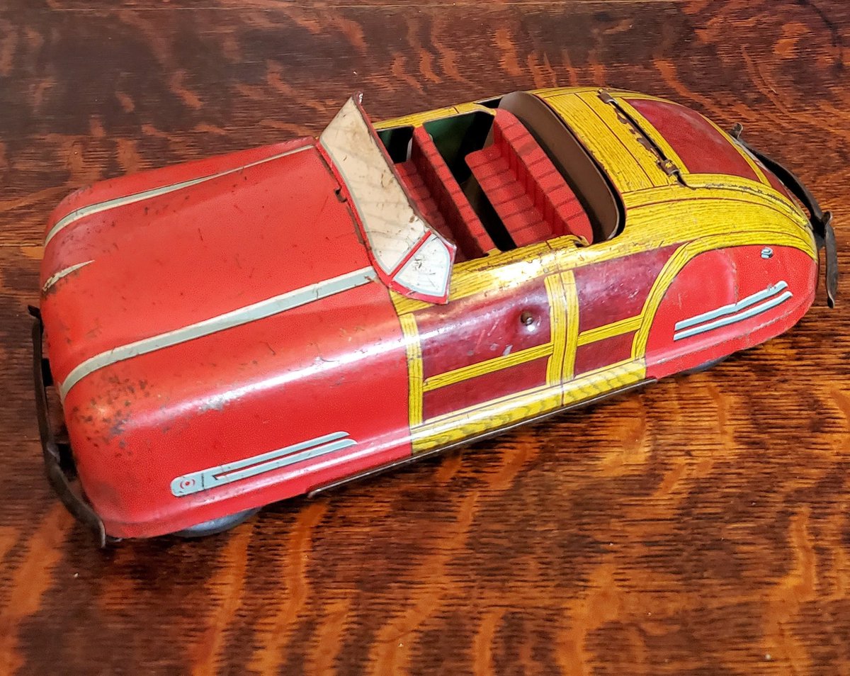EatTweetLA's tweet photo. Vintage 1940's Wyandotte WY-650 Woody Convertible Pressed Steel Toy Car
 #woody #Wyandotte #Vintage #Pressed #ToyCar #Wy650 #Convertible #MarbleValleyVintage #EtsyEmail

👉https://t.co/XAoAJdpxUn https://t.co/bbWChU0vdV