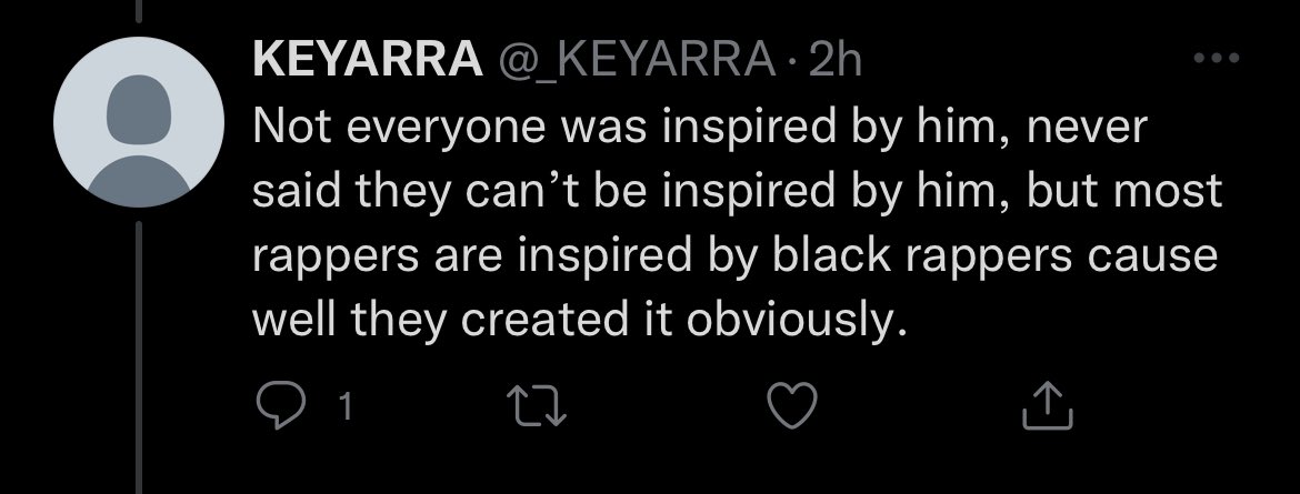_KEYARRA's tweet photo. @jimbosthirdeye @Xaviersays51 @SlPEURO @jaxajueny Re read what I said, idk why you upset I didn’t dis or disrespect your favorite white rappers, and some people wanted YEAT to say the n-word so no I’m not making it up. You must not be black because what you are saying really ain’t got nothing to do with my point. https://t.co/IentoSIi6m