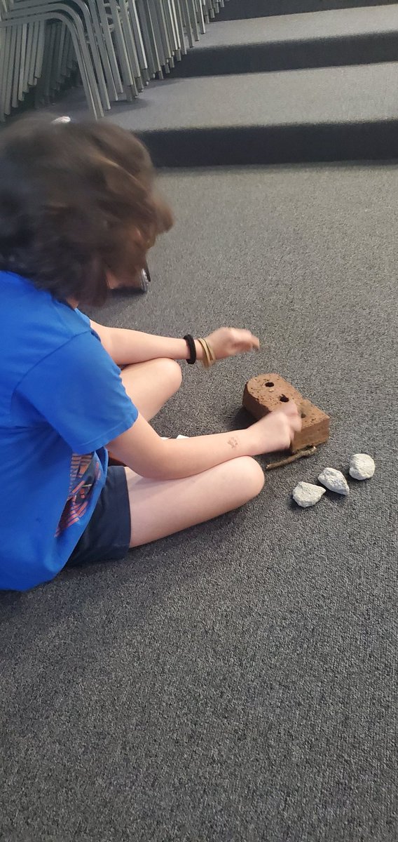 NENmusicians's tweet photo. 7th grade learned yesterday what Found Instruments were way back when music was FIRST established! So today they were tasked to find their own Found Instrument, name it, and create its Back story! 1. Dr Pepper 2. Crunch 3. Brick 4. Ed https://t.co/GINFwuJfsv