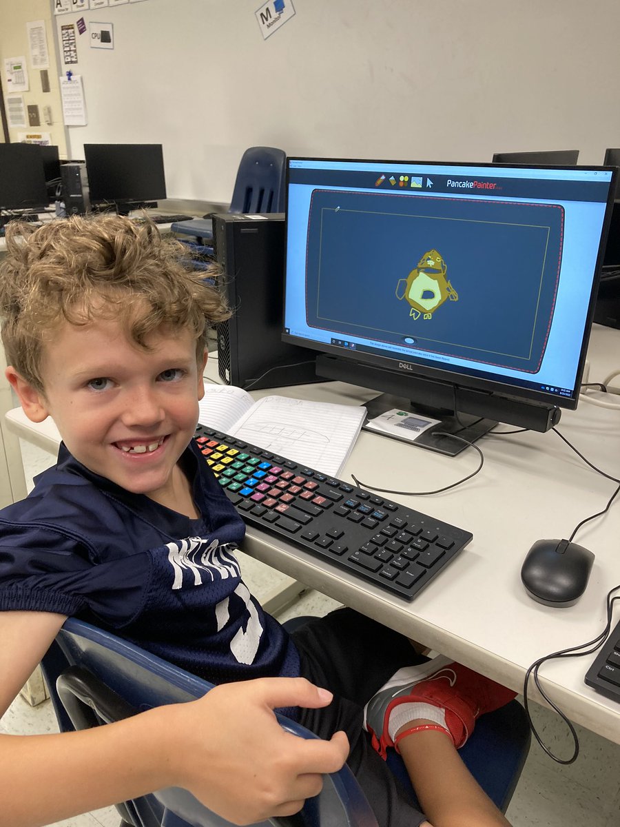 lkcervi's tweet photo. From planning to designing to reflection, these @TrittSTEAM 2nd graders made their teachers proud. #pancakebot @trttechlab @TrittTTF @cobbscience https://t.co/dJyTfTWilp
