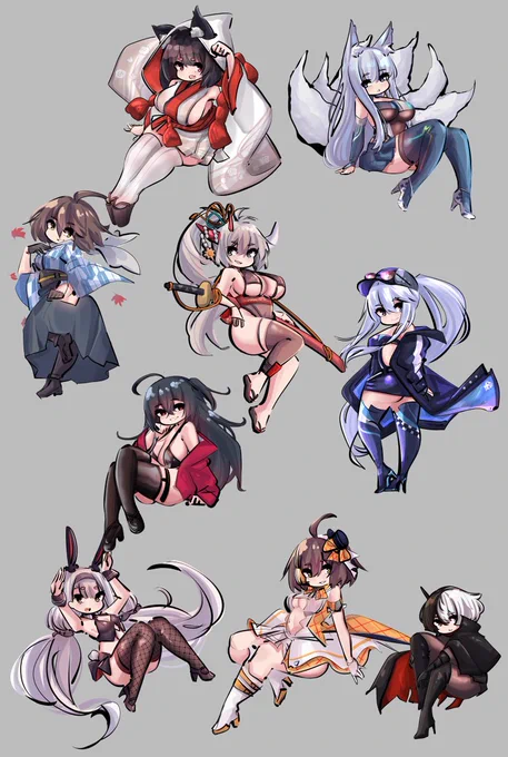 良い生産性 #今月描いた絵を晒そう #アズールレーン 