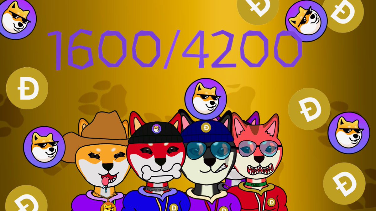 Let’s Go Pack🐶! We’ve reached 1600 Shiba’s Minted! $PACK Presale Tomorrow! Rarity-Based NFT Staking after Launch!

$DC $DOGE $PACK #dogechain