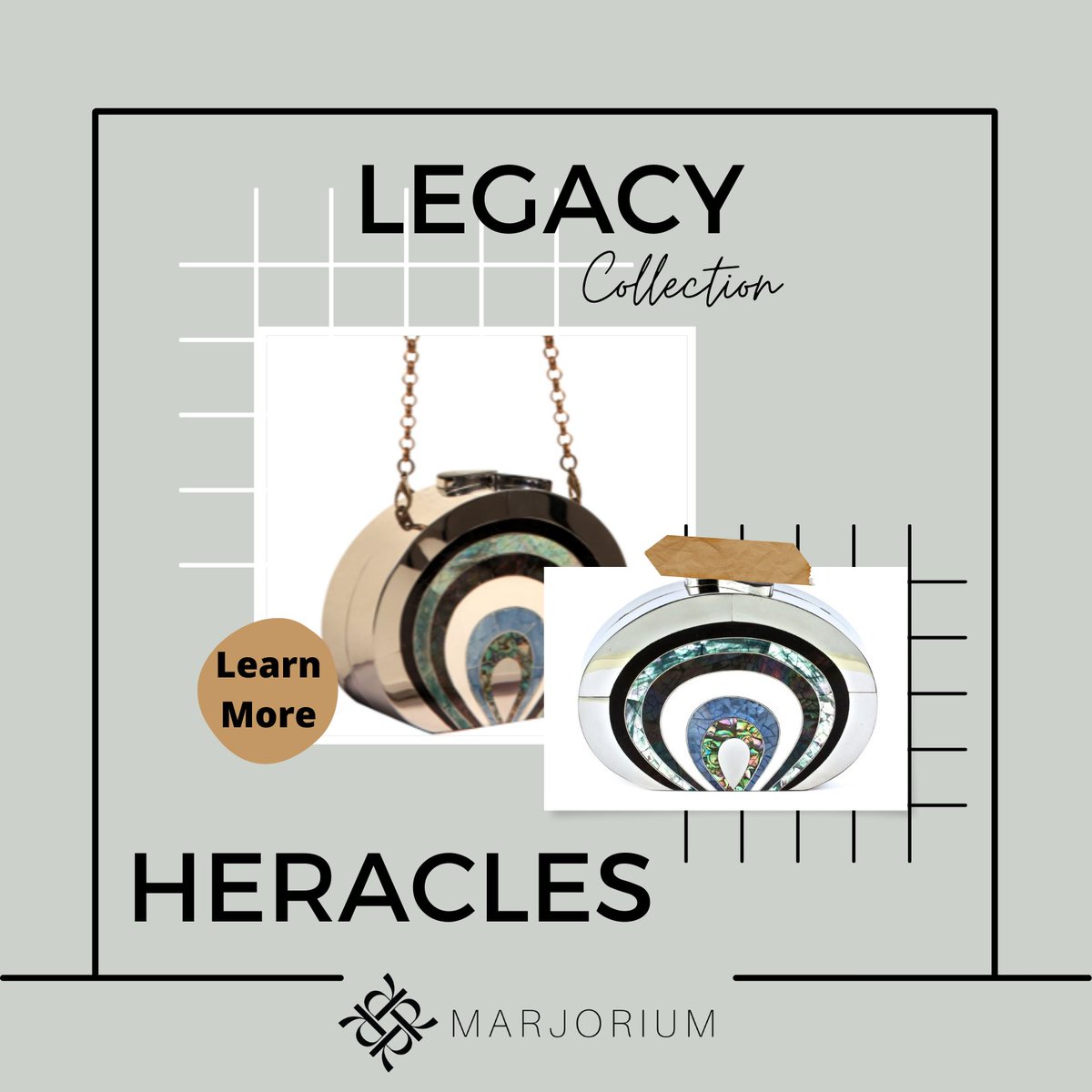 Marjorium's Legacy Collection is exquisite! ✨

Our Beyond The Sea Heracles purse is created from multi-mix shells set on a stainless steel frame. 🐚

Order now for more information!: loom.ly/llDPr_I 🛒

#fashion #purse #accessories #handbags <a href="/MarjorieRenner/">Marjorie Renner</a>