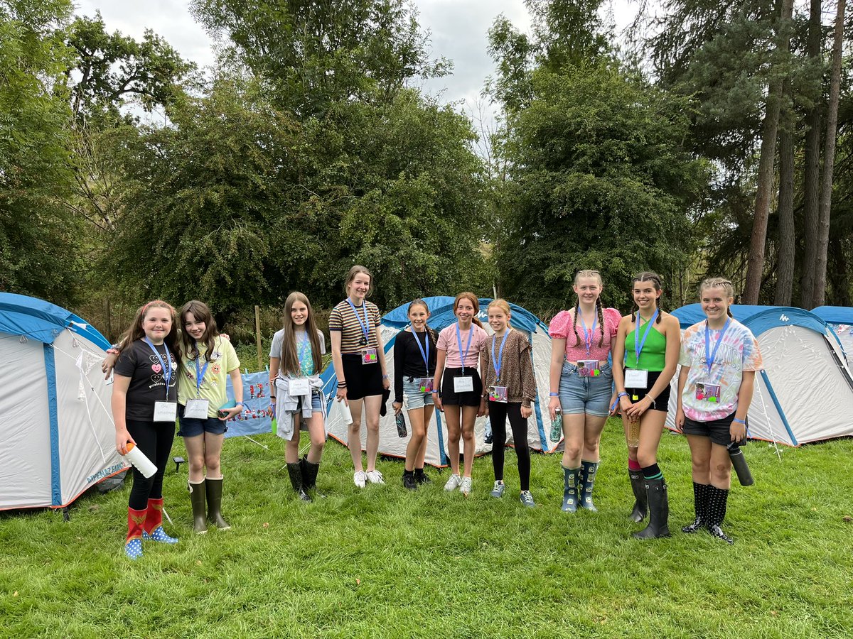12thGuides's tweet photo. A great weekend was had by all at Wellies and Wristbands Waddow. The girls had an amazing time, thank you!#WelliesAndWristbands2022 #GirlGuiding #GirlsHaveFun https://t.co/YaqmTIrD0p