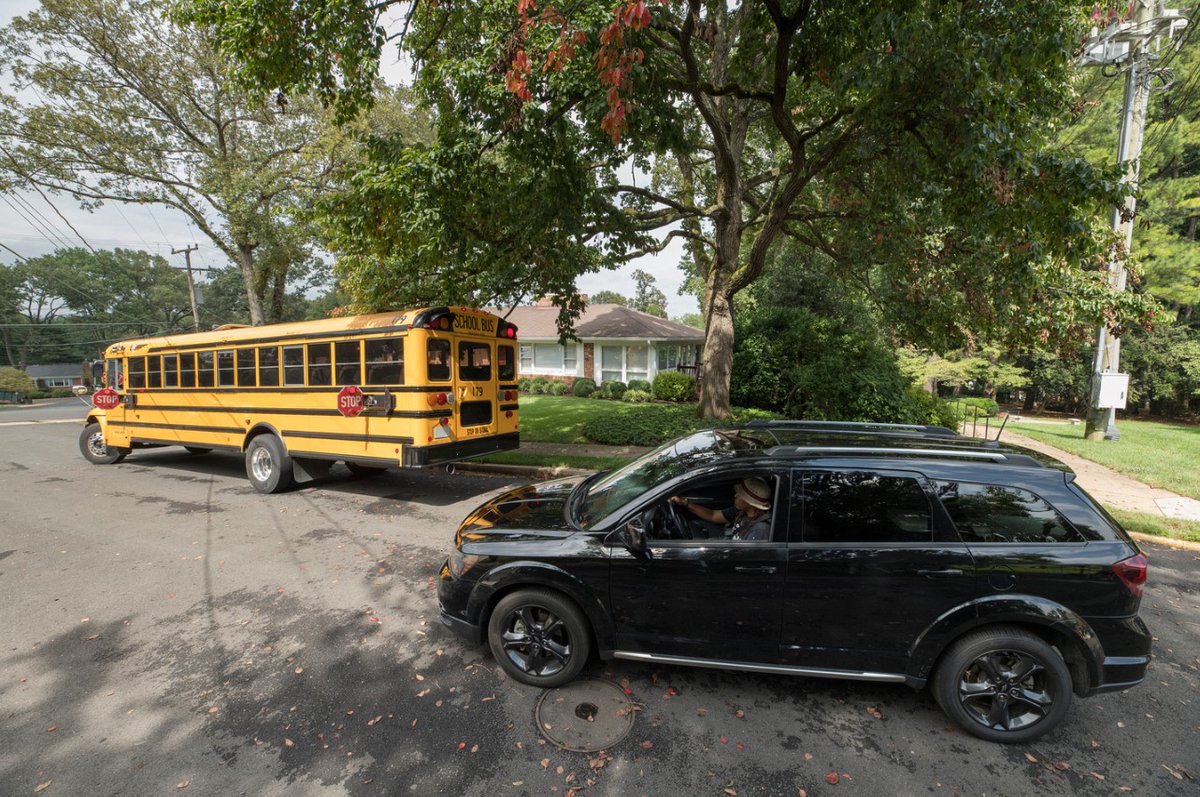 MAHighwaySafety's tweet photo. It's Back To School Time.  

- Slow down in school zones and residential areas
- Do not pass school buses with red lights flashing and stop sign out
- Be extra alert around school buses

And please put your phones down. https://t.co/iZyNEYDQL2