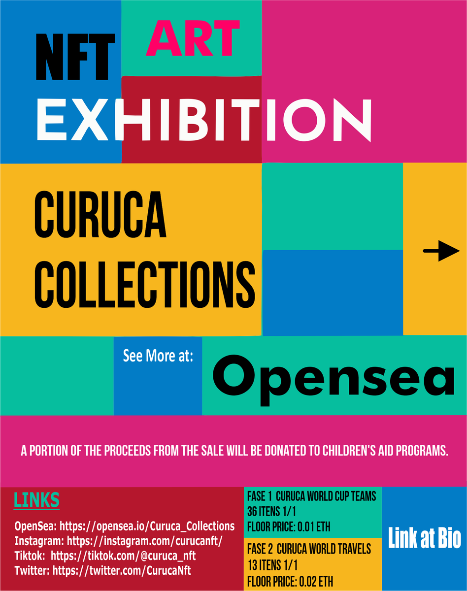 CurucaNft's tweet photo. Curuca Collections
See more at: https://t.co/gLO3noDltd
#NFT #WorldcupQatar2022 
@opensea
@nft_drop
@nft_drop_here_
@DropYourNFTs
@NFTDropping
@NFT_Dropper
@Drop_Your_NFT
@DropYourNFTArt
@NFTPilot_io
@DropYourNFTs_
@dropyournftt
@DropYourNFT___
@DropyoorNFT
@nfts_watch https://t.co/iQE3j3FCKL