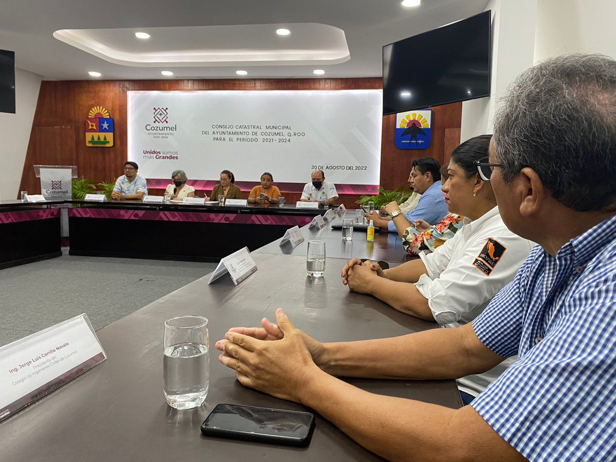 Instalación del Cosejo Catastral Municipio de Cozumel periodo 2021 - 2024
 @catastrocozumel <a href="/Covaqroo/">Covaqroo AC</a>