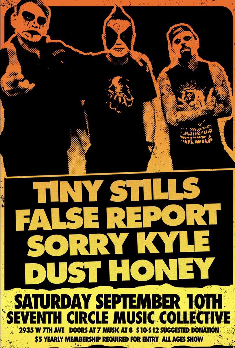 Denver we are at <a href="/SCMC_Denver_DIY/">Seventh Circle Music Collective</a> next week with <a href="/tinystills/">Kailynn West</a> <a href="/sorrykylemusic/">sorrykyle</a> come hang!