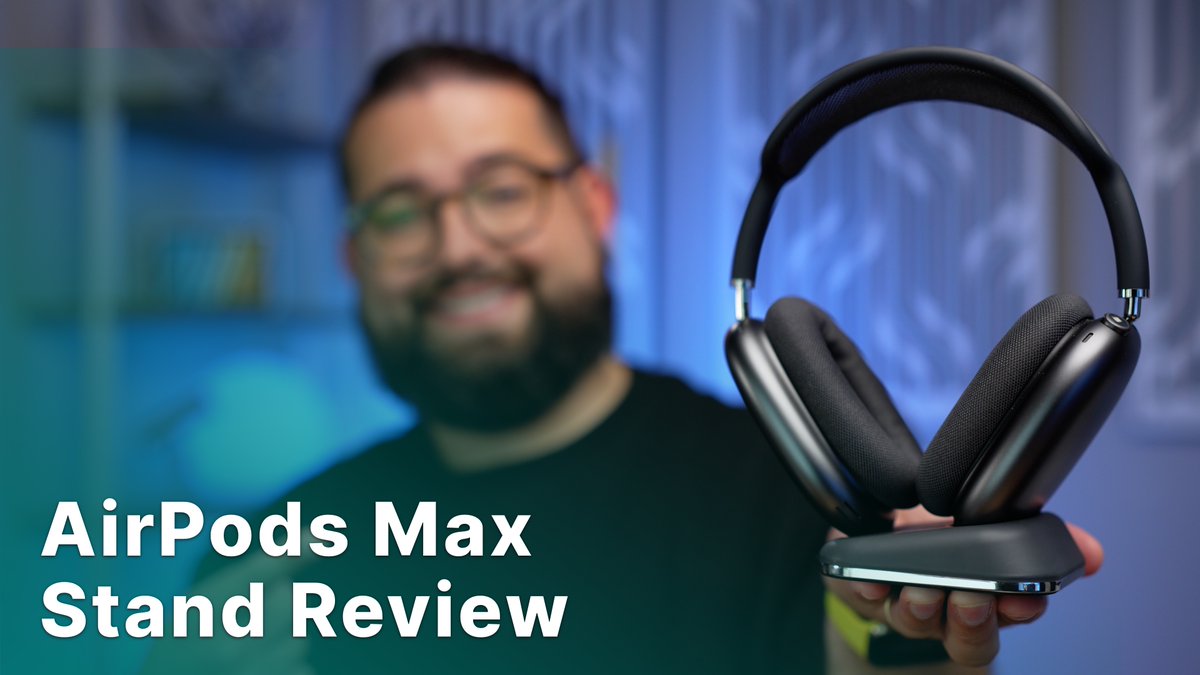 stephenrobles's tweet photo. Officially the best stand for AirPods Max - @TheMaxStand! Quick video review here: https://t.co/IhHsCX8GS1 https://t.co/SWMTA8Fpkk