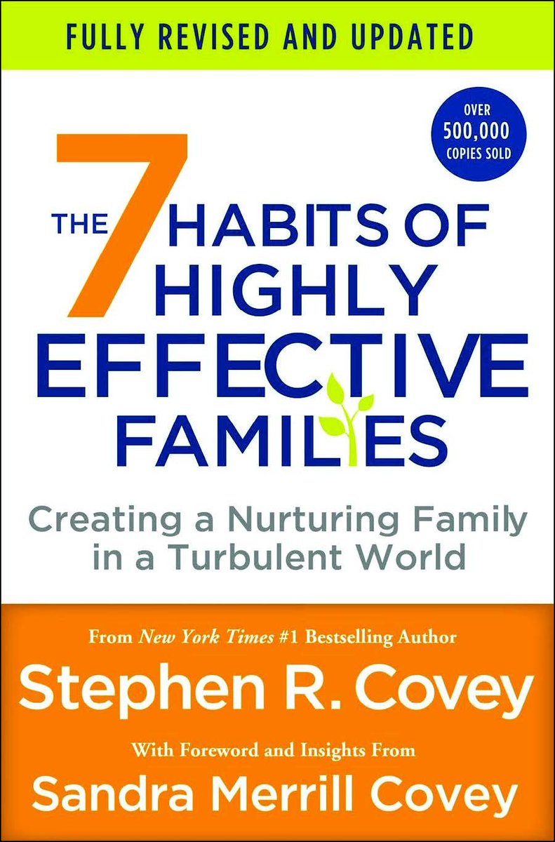 definitelybooks's tweet image. The #7HabitsofHighlyEffectiveFamilies is #StephenR.Covey's newly revised and updated paperback edition of the New York Times bestseller that offers precious lessons in creating and sustaining a strong family culture in a turbulent world. #HoltzbrinckUS