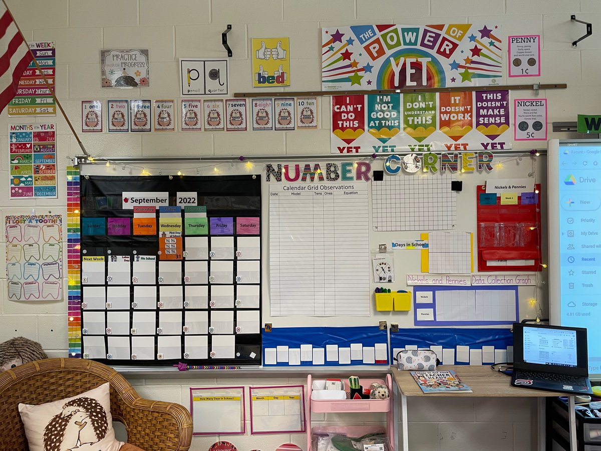 MsKBoisvert's tweet photo. Check out these gorgeous Number Corner displays that have popped up across Nashoba for our new K-5 math program.  So excited!  @TLNashoba @MLCmath https://t.co/Gm67AiJoHz