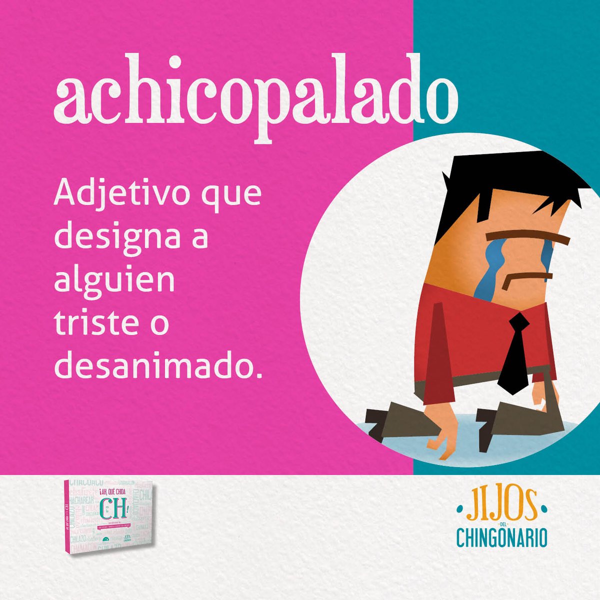 algarabia's tweet photo. ¡No se me achicopalen! 😌
#palabras #quechidalach #algarabialibros #achicopalado https://t.co/1kKJ4TB3Mz