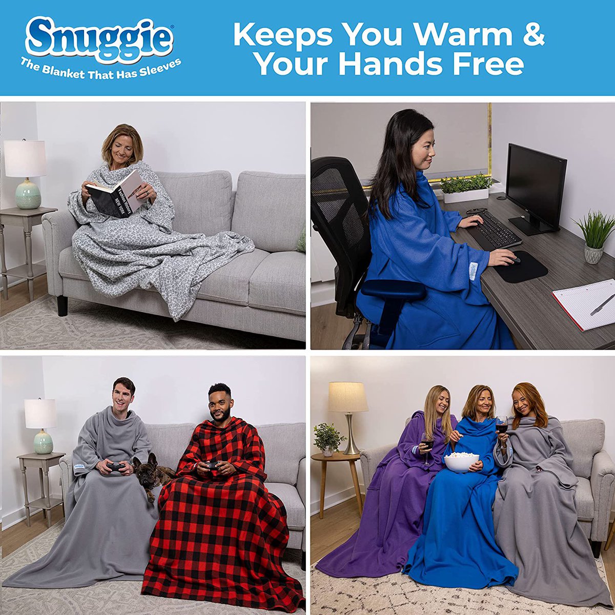 kallmejs's tweet photo. Staying cozy in my Snuggie 🧶 https://t.co/5rWu17BHKZ