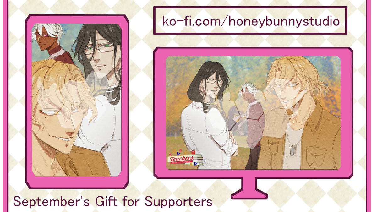 HoneyBunny_OF's tweet image. A memory from the old times when Lawrence, Ray, and Thomas used to be besties 🥺
New exclusive wallpaper for your phone/pc is out now on our ko-fi!!

🗣️Donate one coffee to get free access to all our posts about game development and behind-the-scenes!
ko-fi.com/honeybunnystud…