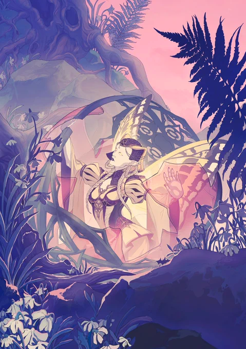 Was going through some old art looking for illustration examples, found this Zanzarah fanart from 3 or 4 years ago. I think I never post it here, so here it is I think it's cute and Zanzarah is a great game x)) 