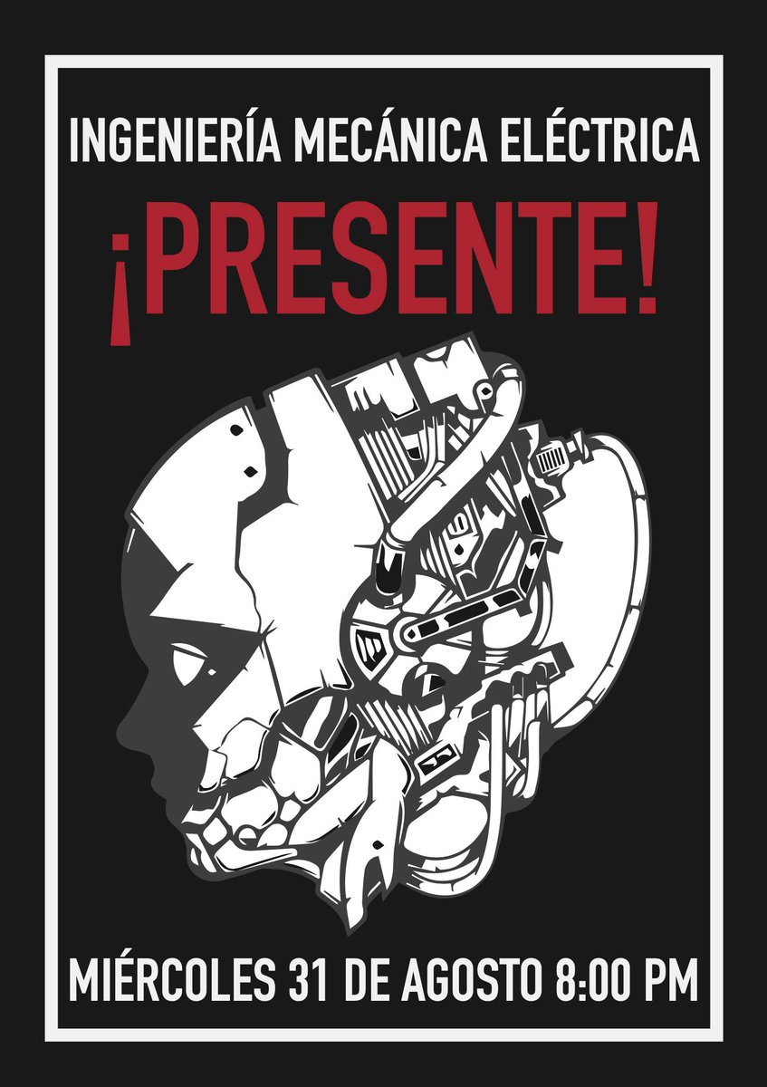 RescateIng's tweet photo. ¿¡Qué dicen esos futuros Ingenieros eléctricos, mecánicos eléctricos y electrónicos!? 🦾🧠
Los esperamos mañana para llevar a cabo su respectiva Asamblea en el que decidirán a los 5 representantes que serán parte de la Asamblea Constituyente. https://t.co/pc1gRHoNwf