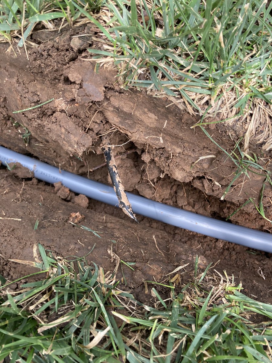 GaryNUpchurch's tweet photo. @OecFiber or its contractors clearly cut our Internet provider’s line today but not taking the blame (not our fault).  Cost my wife and I work since we work from home. No 📺 either. @CoxHelp #lostpay #theirfault https://t.co/Jdy4PqTRce