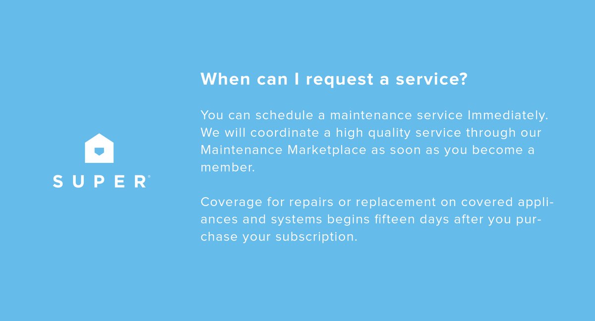 Did you know you can schedule a variety of maintenance services, from termite treatment to carpet cleaning, the minute you become a member?

Schedule a service: bit.ly/3TgX5CX