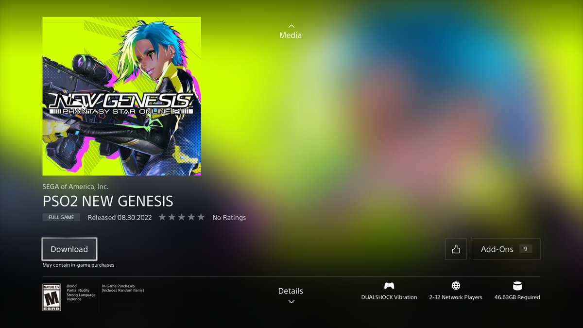Phantasy Star Online 2 New Genesis - Global tweet media