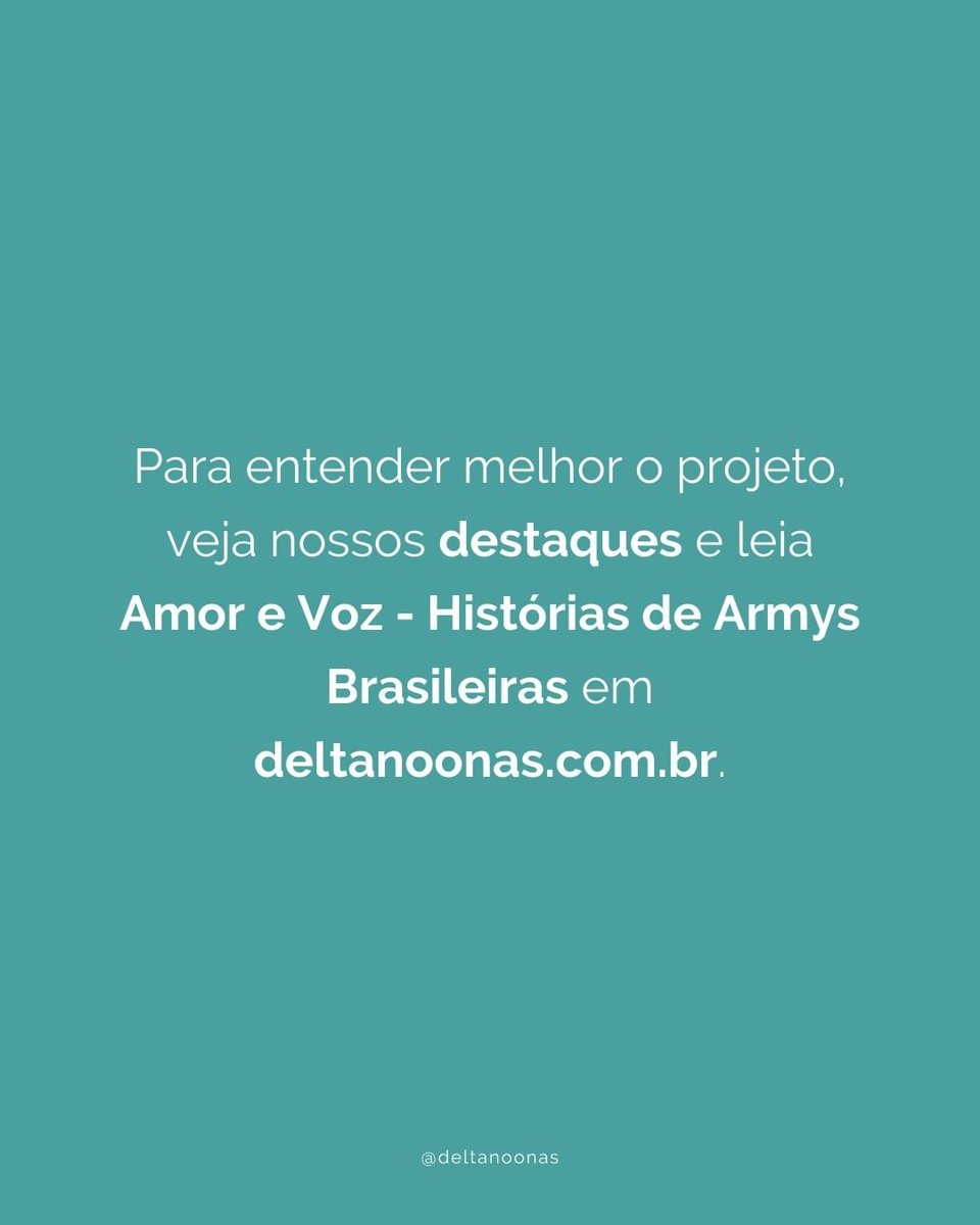 deltanoonas's tweet photo. Estamos selecionando histórias de Armys 40+ para a 2ª edição do livro "Amor e Voz". 🫶🏻
https://t.co/omLukidNfa… 

Nos ajude a divulgar e participe!

https://t.co/wAFwPElJk8 https://t.co/GG4PlxBOZf