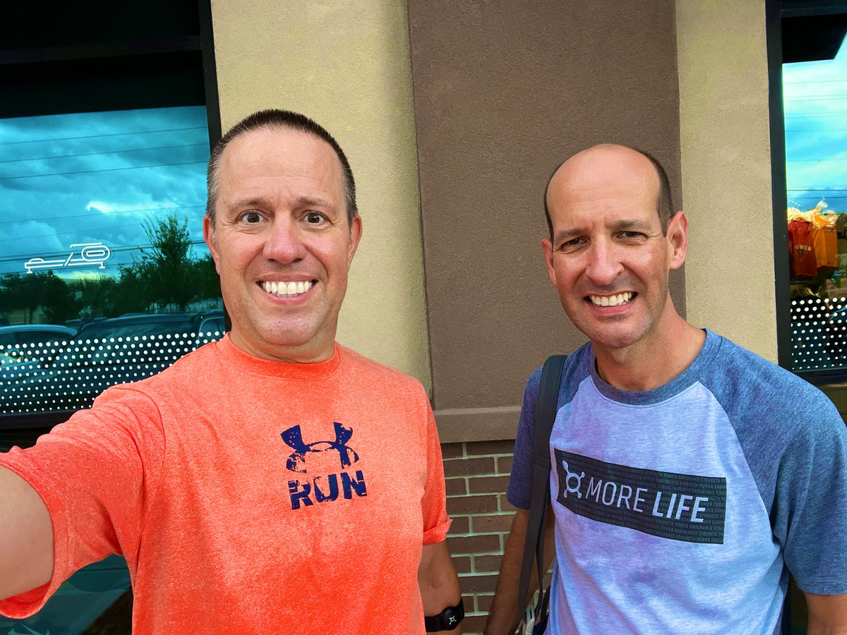 StevieAndLane's tweet photo. Strength format on the treads w/ #BasePace & #PushPace at 3% incline. Then decr incline at push from 6% to 1%. 200m strength #rows. #DropSets on the floor made harder w/ #minibands.
@orangetheory #OrangeTheoryFitness #OTFNonaSouth
#RunRowRepeat #BasePushAllOut #SplatPoints https://t.co/P06pHaQfng