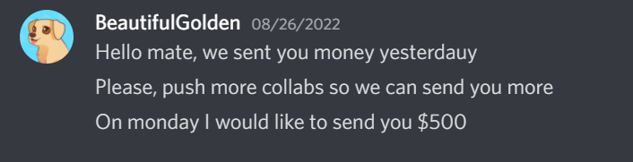 Zeck_Sol's tweet photo. i dont know why they banned me from their server discord and who can pay 40$ for 25 collabs https://t.co/4Lvj2WkfCi