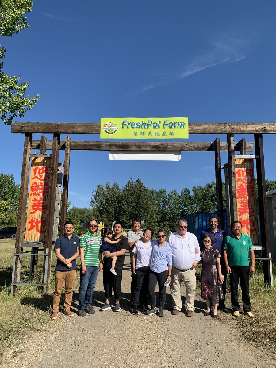 cafreeland's tweet photo. Jianyi and his family moved to Canada from China, and here at FreshPal Farms in Olds, Alberta, they’re helping to grow the food that Canadians need.

A really wonderful and inspiring visit with them today. https://t.co/ZliGtKnE8L