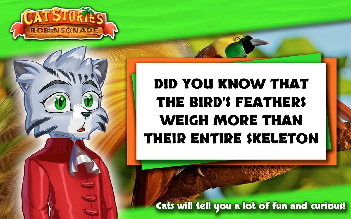 CatStoriesGame's tweet photo. Be curious! 😼 Play for FREE! 😻
https://t.co/zVayNRGs2O
#catstories #meowtweet #didyouknow #curiousfacts #funfacts #cats #kittens #kids #games https://t.co/rKtNK73O4I