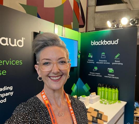 BBPacific's tweet photo. We're at the @FINZnewzealand Conference and couldn't be more excited to see you in person! Come say hi to our Customer Success Manager Teresa at the Blackbaud booth 👋. 
#FINZ #FundraisingNZ #FINZConference https://t.co/CJuwKLlurb