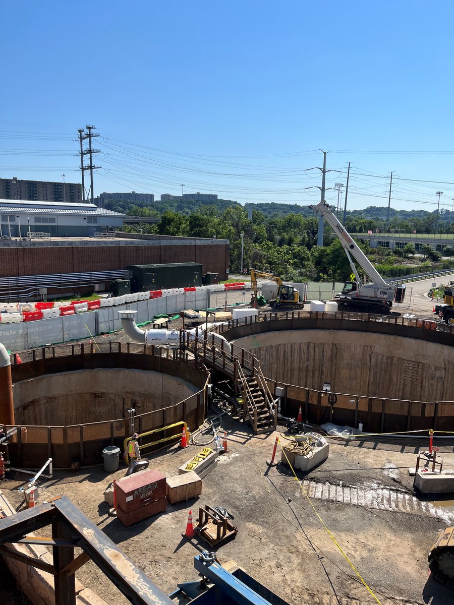 GeoEngineers provided geo-structural design services for these massive slurry-wall shafts in Alexandria, Virginia—the largest of which is 72 feet in diameter and 160 feet deep. They're part of a new $655 million sewer and stormwater system, #RiverRenew. geoengineers.com/news/news-feed…