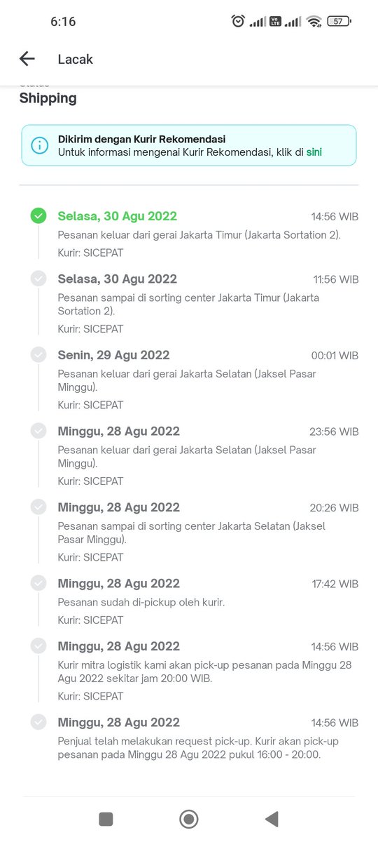 ArisGhfari's tweet photo. @sicepat_ekspres ko malah muter muter jakarta ? Udah sering loh gini https://t.co/P3IoYPuUut