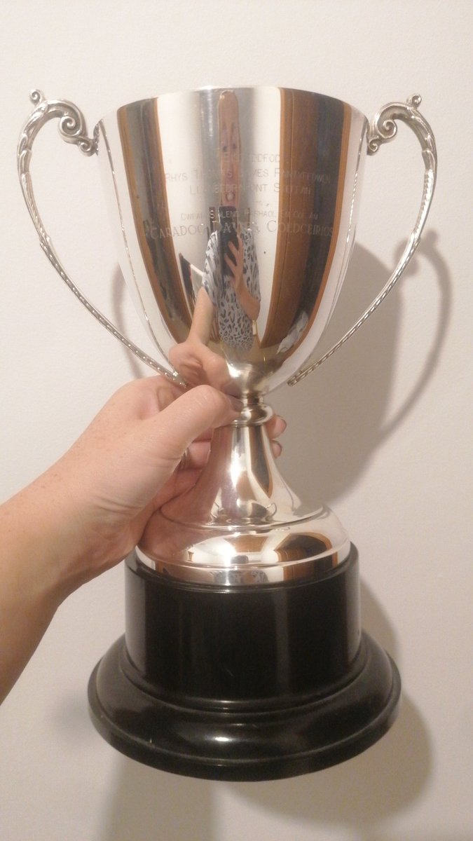 Wedi joio bod nôl yn <a href="/SteddfodLlanbed/">Steddfod RTJ Llanbed</a> ddoe yn cystadlu -  ma na wên fawr yn yr adlewyrchiad! #heradroddiad #steddfod #steddfodllambed #lleol #cystadlu <a href="/Clonc360/">Clonc360</a>