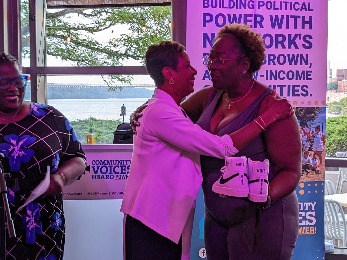 CVHPower's tweet photo. We’re at Sofrito in Harlem for our #PowerParty to celebrate 10 years of political organizing and empowering candidates of color! Thank you to our incredible honorees, @JamaalBowmanNY @PureJoyJJA @crystalrhudson @mayawiley @AdrienneToYou @JosephMpa &amp; @P2ATrades! https://t.co/ggpZmh21xz