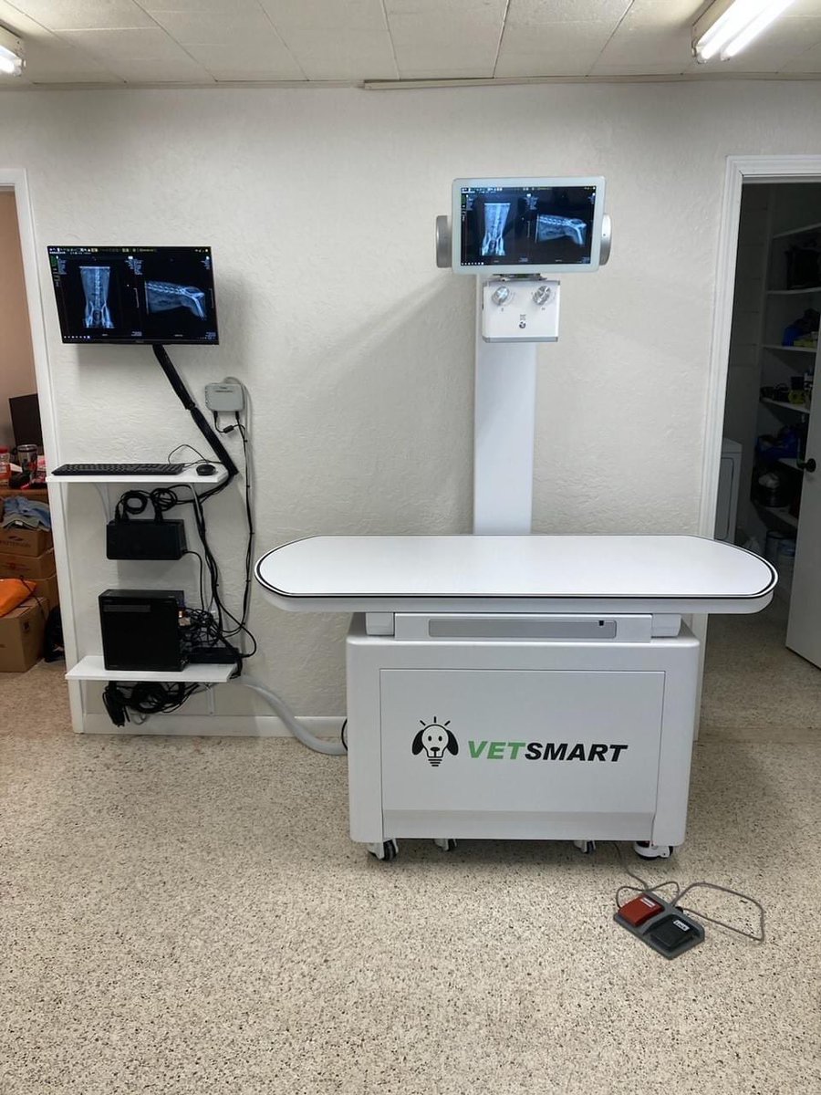 2020Imaging1's tweet photo. How do you say no to this system? Install &amp; training done by 1 tech in 1.5 days! 2 Vet techs caught on in minutes! The images are outstanding!! Vet was looking at 3 vendors at a recent Vet Conf and chose VETSMART based on the simplicity of the system, ATD w/APR, and power(30 amp) https://t.co/rnJSyiAUsy