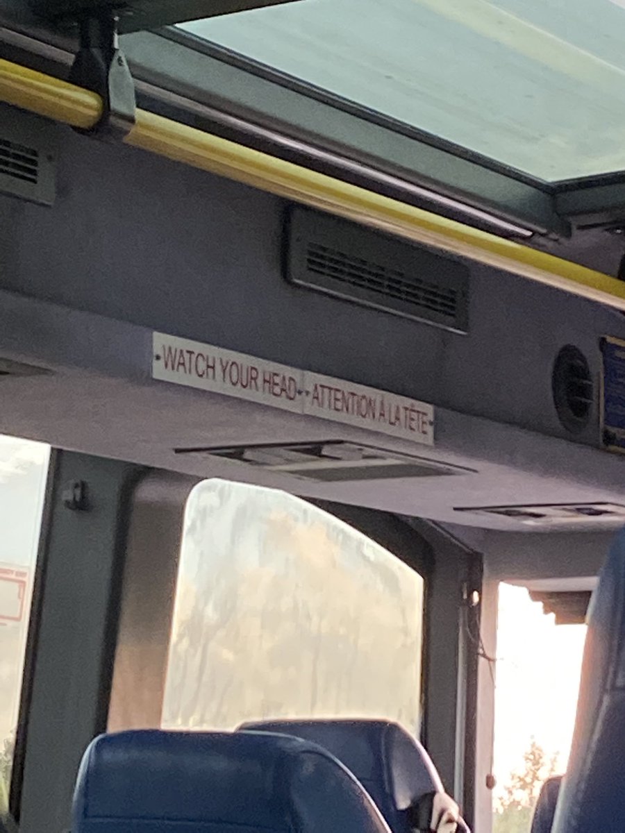 When you’re on the bus thinking about that time someone got decapitated on the greyhound, then you look up and see this