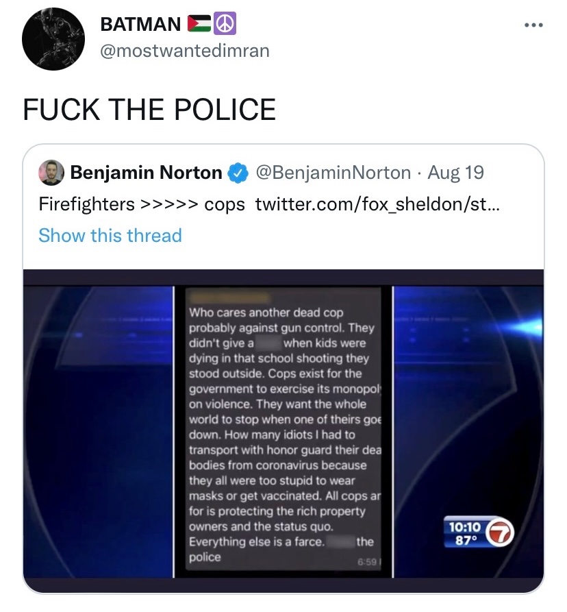 JusticeSolana's tweet photo. @mostwantedimran @DegodHasslehoff @SCUMSOL @SolSorcerer @DeGodsNFT 🚨 Na, you got removed because of horrible stuff like this: https://t.co/5X1MqSBhQ9