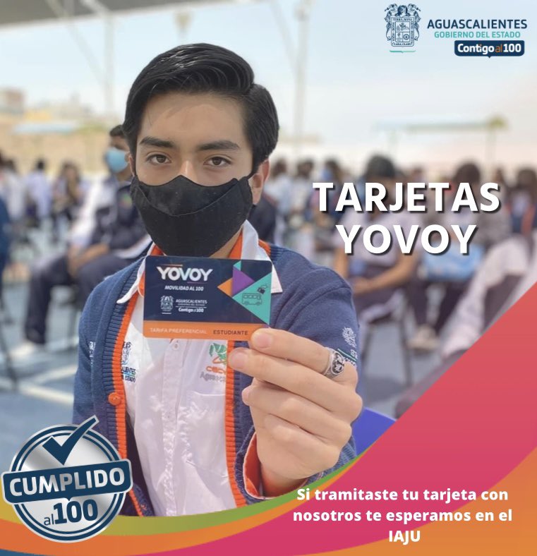 Llegaron las tarjetas #YoVoy 🤩

Si tramitaste tu tarjeta con nosotros durante el mes de Agosto, puedes recogerla en nuestras instalaciones de Lunes a Viernes de 8:00 am a 03:00pm 🕒.

Te compartimos nuestra ubicación 
📍 cutt.ly/oCq9Rfr