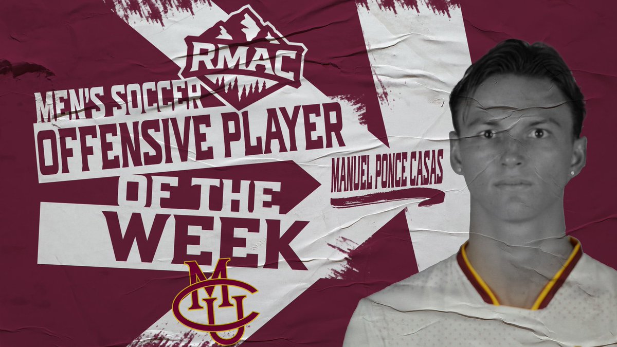 CMUMavsMSOC's tweet photo. Manuel Casas earned RMAC Offensive Player of the Week following his performances this past weekend! #RUMBLEMavs 🤘⚽️ https://t.co/XD79eCdI8W
