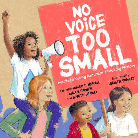 ReadingCorner06's tweet photo. No Voice Too Small by @lindsayhmetcalf, @keila_dawson, and @JeanetteBradley is an inspiring book teaching kids that everyone has a voice.  No matter how young you may be, you have the power to enact change and make an impactful difference in your community! https://t.co/sFdfKUFZLF