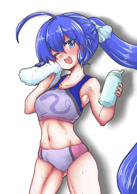 #ウナちゃんウキウキウェンズデー 
今日のレーシングブルマです 