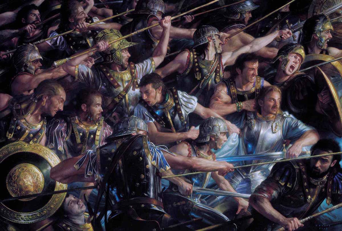 TheArtofArda's tweet photo. Faramir at Osgiliath - Donato Giancola https://t.co/vq2iJcHftO