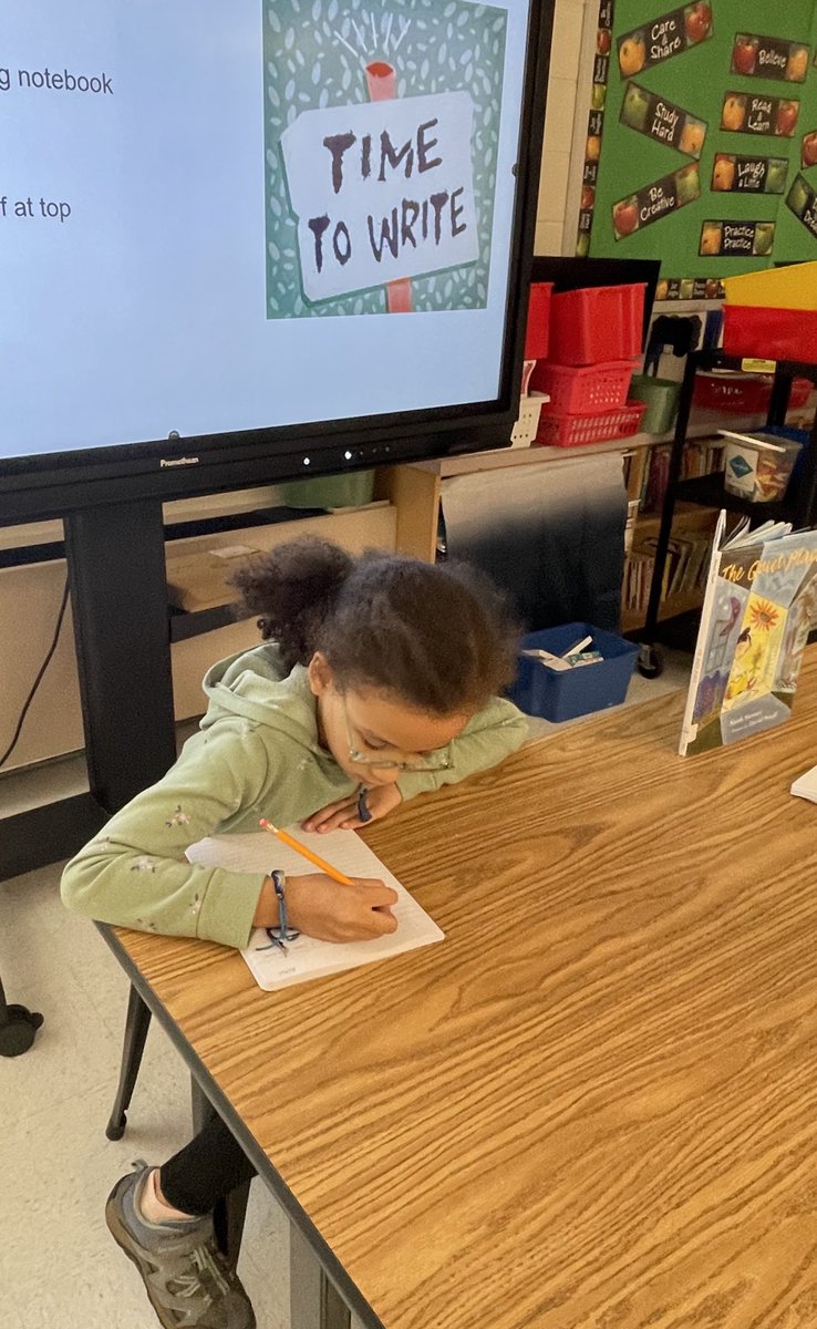 MrsMackey4's tweet photo. Ss work on their What If writing after finding a perfect quiet place to write.#growingwriters https://t.co/aA4Mt74Wx2