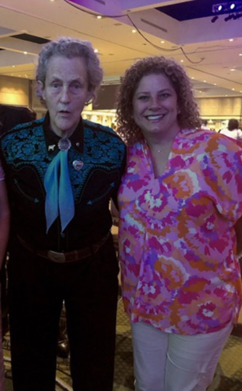 Throw back to that time I met Dr. Temple Grandin! Happy Birthday Dr. Grandin.    